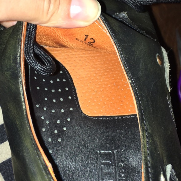 Bed Stu Blue Black Leather Oxfords - Picture 8 of 8